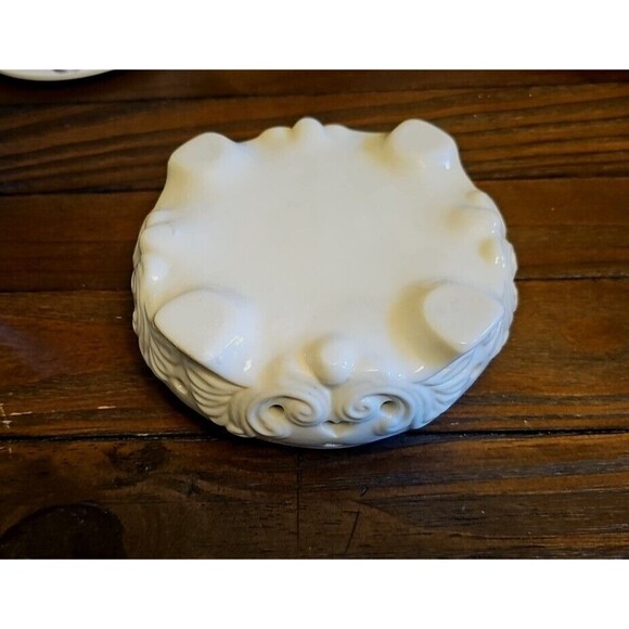 Vintage Pomander/Potpourri Bowl Ceramic Covered Ornate Bowl - Picture 5 of 6